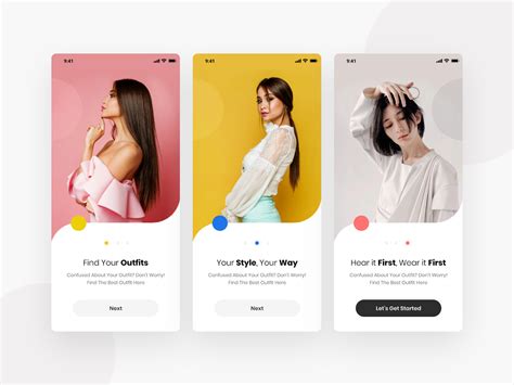 Walkthrough Screens For A Fashion Brand Behance