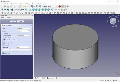 FreeCAD How To Create Solid From A Sketch XSim