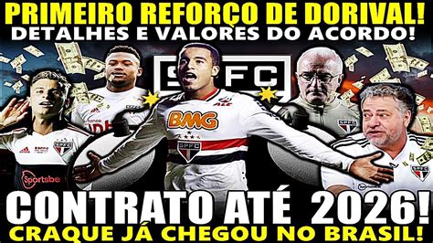 AGORA VAI SPFC ENCAMINHA CONTRATO ATÉ 2026 PRIMEIRO REFORÇO DE