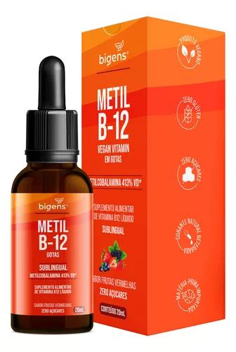 Metil B 12 Vegan Vitamin Gotas Liquida Metilcobalamina 413 Vd