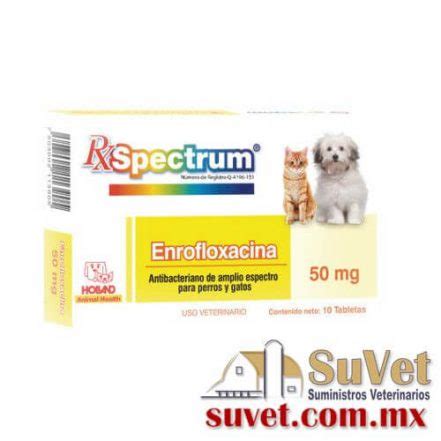 Rx Spectrum Enrofloxacina Caja Con Tabletas S De Mg Suvet