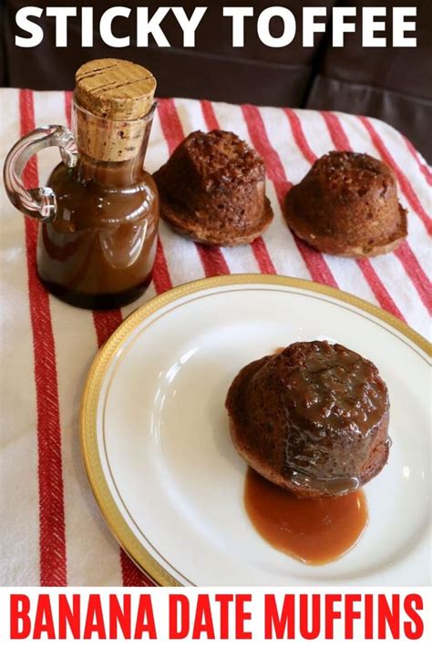 Sticky Toffee Banana And Date Muffins Recipe