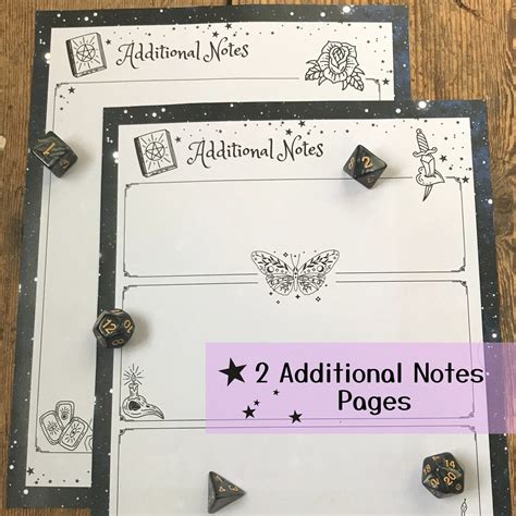 DND Celestial Character Sheet PDF Printable and Editable - Etsy