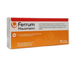 Ferrum Hausmann Comprimidos - FarmaciaRD