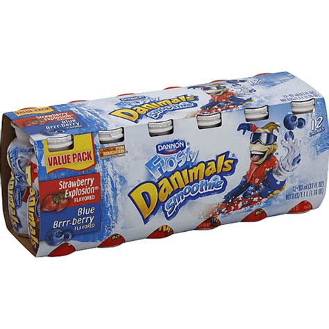 Danimals Danimals Smoothie, Strawberry Explosion Flavor/Grape Splash ...