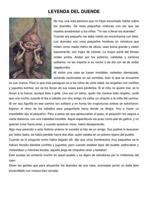 Leyenda Del Duende Pdf