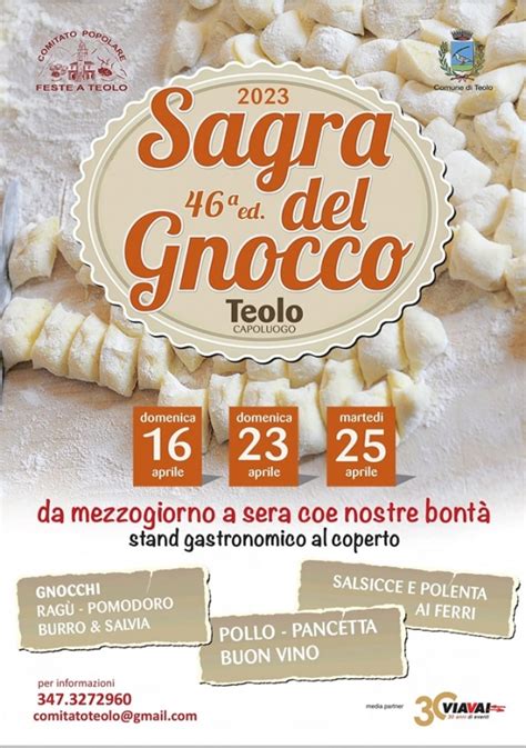 46 SAGRA DELLO GNOCCO Di TEOLO Sagre Enogastronomiche Veneto