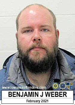 Benjamin James Weber Sex Offender In Oelwein IA 50662 IA23862