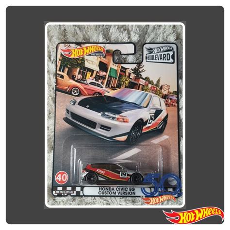 Hot Wheels Premium Honda Civic Eg Custom Version Shopee Malaysia
