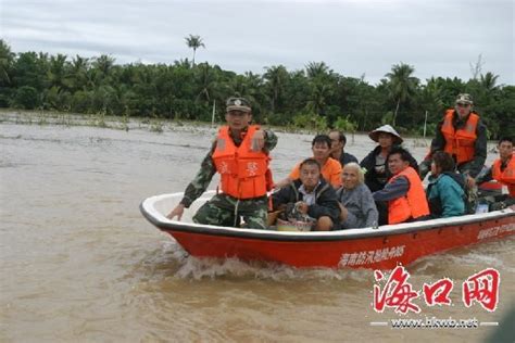 战洪魔 武警海南总队官兵奋力抗洪抢险捷报频传海口网