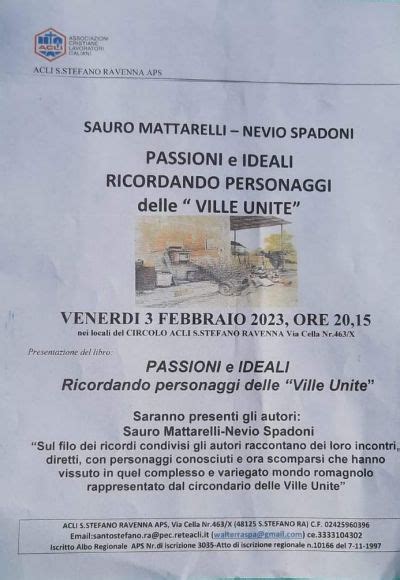 Azione Sociale Acli Passioni E Ideali Ricordano Personaggi Delle