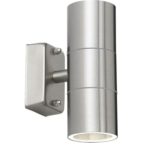 Endon Stainless Steel Double Outdoor Wall Light Ip Up Down Outdoor