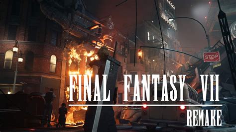 Final Fantasy Vii Remake Eine Stadt In Tr Mmern Youtube