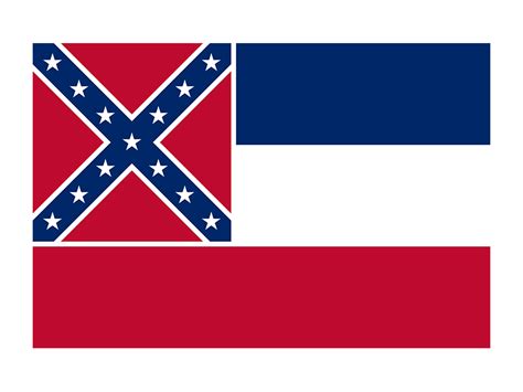 Mississippi State Flag PNG & SVG Vector - Freebie Supply