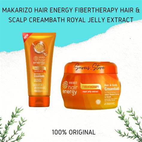 Jual Makarizo Hair Energy Fibertherapy Hair Scalp Creambath Royal