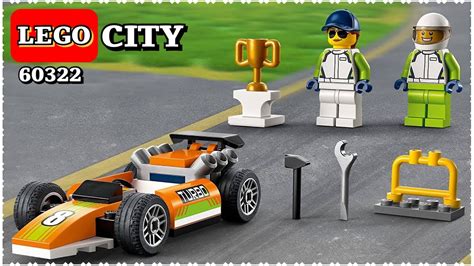 LEGO City 60322 Race Car LEGO Speed Build YouTube