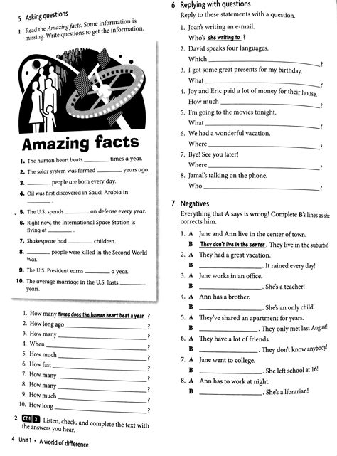 American Headway 3 Workbook Answers 4