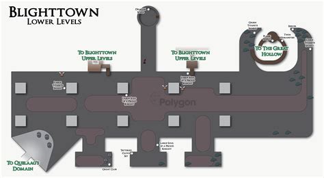 Dark Souls Remastered Guide Blighttown Map Polygon