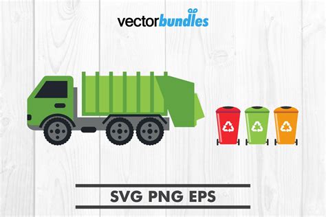 Garbage Truck SVG