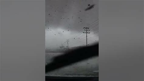 Terrifying Dash Cam Footage Of 150mph Tornado Youtube