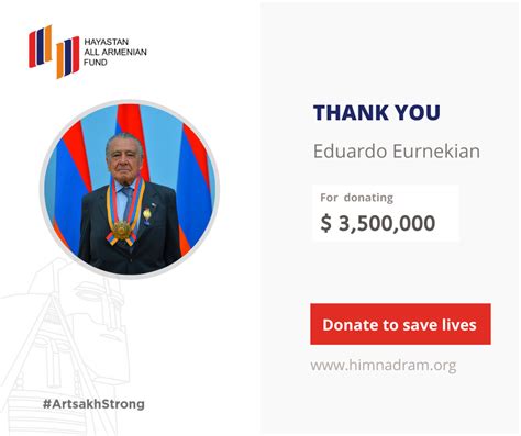 Ayuda Humanitaria A Armenia Eduardo Eurnekian Entre Los Mayores