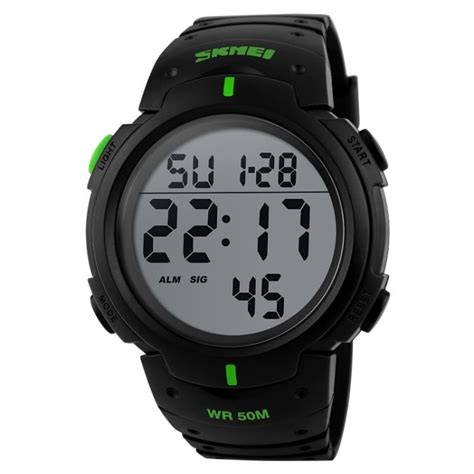 SKMEI 1068 Digital Sport Outdoor 5 ATM Water Proof Men's Watch - SKMEI ...