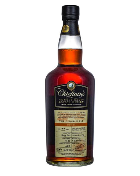 The Cigar Malt 22 Years Old Chieftain S 1997 Musthave Malts