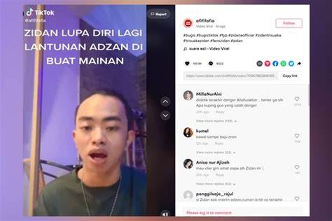 GEGER Video Zinidin Zidan Dihujat Netizen Usai Parodikan Adzan Viral