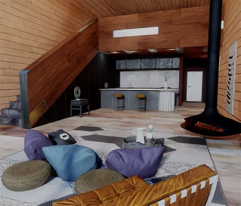 Meta Quest 3 Custom Home: Winter Loft | Oculus Quest 2 | Moo