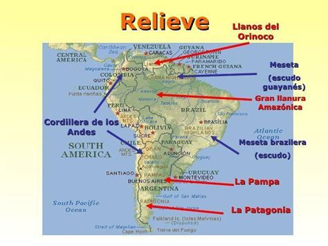 Traza en tu cuaderno un mapa de América del Sur dibuja La cordillera de