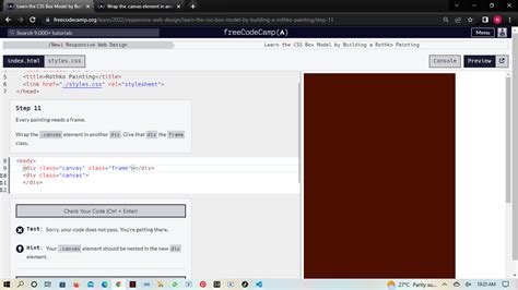 Learn the CSS Box Model by Building a Rothko Painting - Step 11 - HTML ...