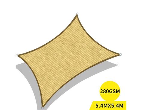 Buy Shade Sail Uv Protect Outdoor Shadecloth M Beige Diy