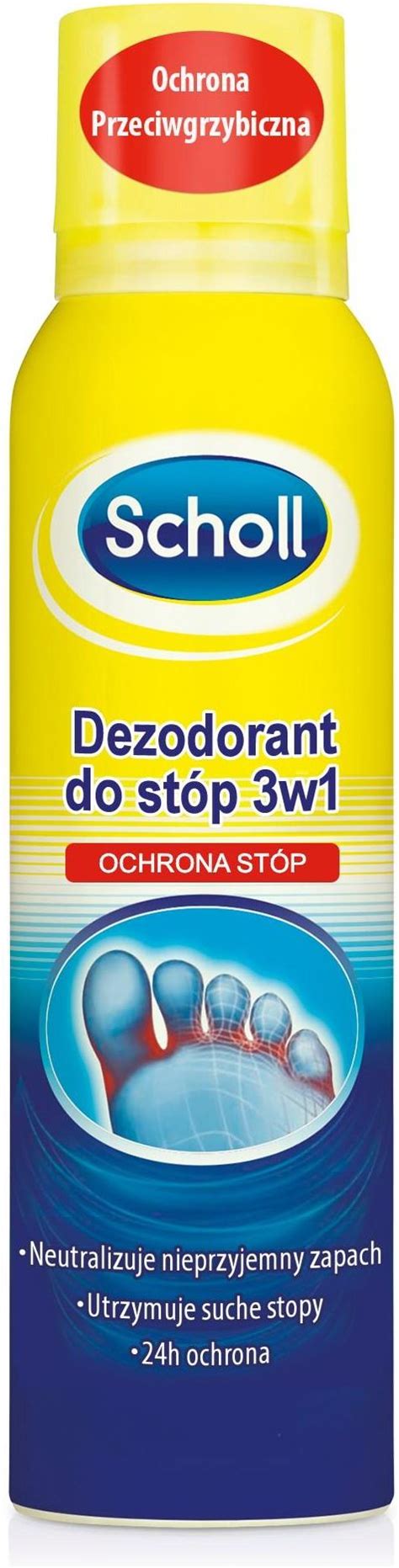 Scholl Dezodorant do stóp 3w1 150 ml - Opinie i ceny na Ceneo.pl