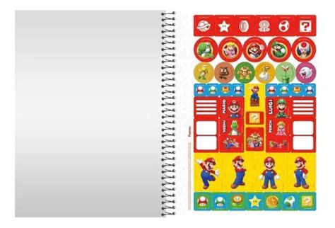 Cuaderno Super Mario Bros De Tapa Dura 01x1 80fls MercadoLibre