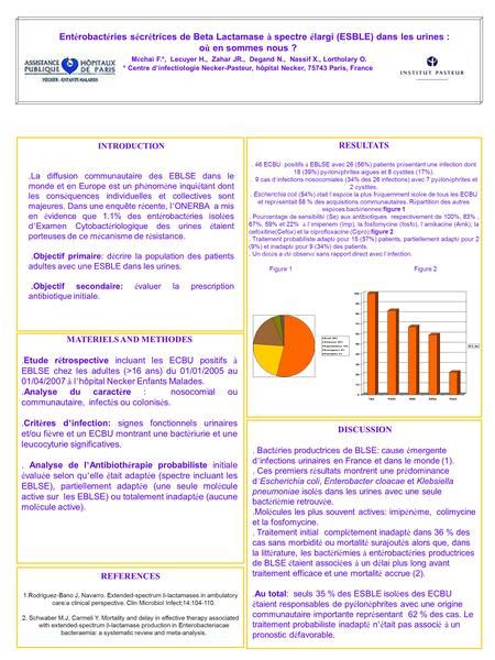 Bact Ries Multir Sistantes Aux Antibiotiques Ppt T L Charger