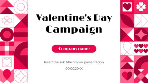 Valentine's Day Campaign Google Slides PowerPoint Template