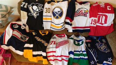 For Hockey Jersey Day, Here is My Lean Mean Collection : r/hockeyjerseys