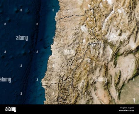 Atacama, region of Chile. Low resolution satellite map Stock Photo - Alamy