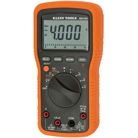 Electricians Multimeter - MM1000 | Klein Tools - For Professionals ...