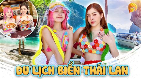 Linh Vy Mặc Bikini Quẩy Đục Nước Biển Thái Lan I Linh Vyy Official YouTube