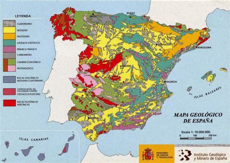 Mapa Geologico De Espa A Mapa