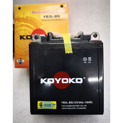 Koyoko Sealed Battery Yb L Bs Kring Battery Shopee Malaysia