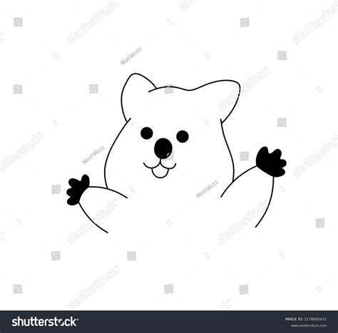 Vector Isolated Cute Cartoon Wombat Paws Stock Vector (Royalty Free) 2178685631 | Shutterstock