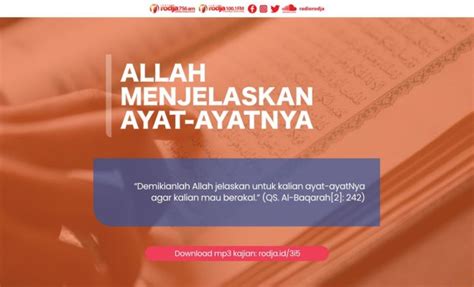 Allah Menjelaskan Ayat Ayatnya Surah Al Baqarah Radio Rodja Am