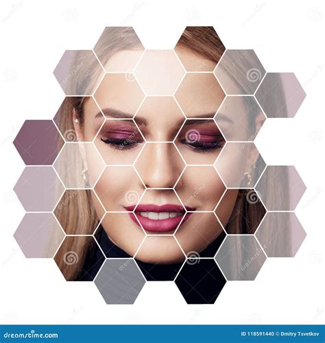 Beauty Portrait Of Blonde Woman Stock Photo Image Of Beauty Cosmetic