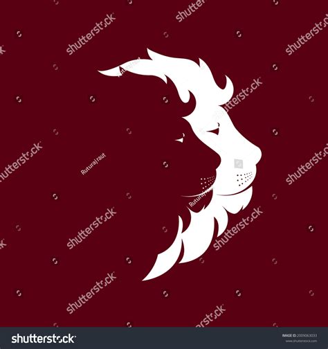 Two Lion Logo Design Concept Stock Vector Royalty Free 2009063033