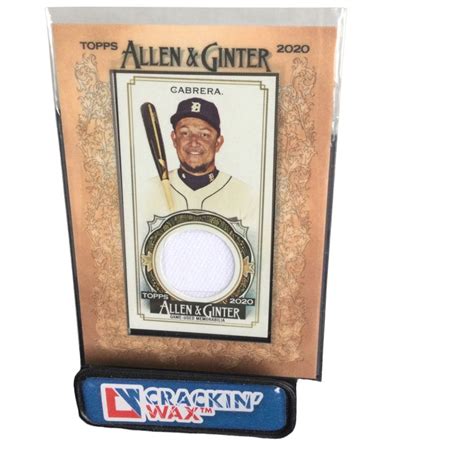 Miguel Cabrera 2020 Topps Allen Ginter Mini Framed Relic Detroit Tigers