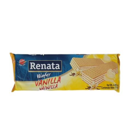 Galletas Wafer Sabor Vainilla Renata 115 G 4 05 Oz Supermarket 23