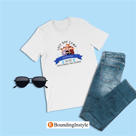 Peter Pan Logo Shirt, Lost Boy Camp Neverland Since 1953, Lost Boy Slightly Nibs the Twins Cubby