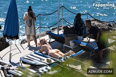 Jennifer Lopez Sizzles In A White Thong Bikini On The Amalfi Coast AZNude